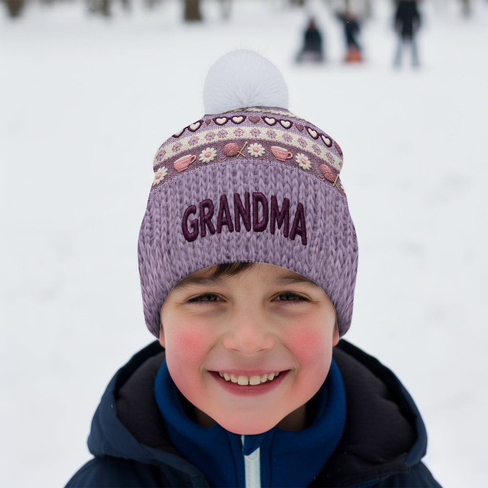 Bonnet personnalisé pour grand-mère