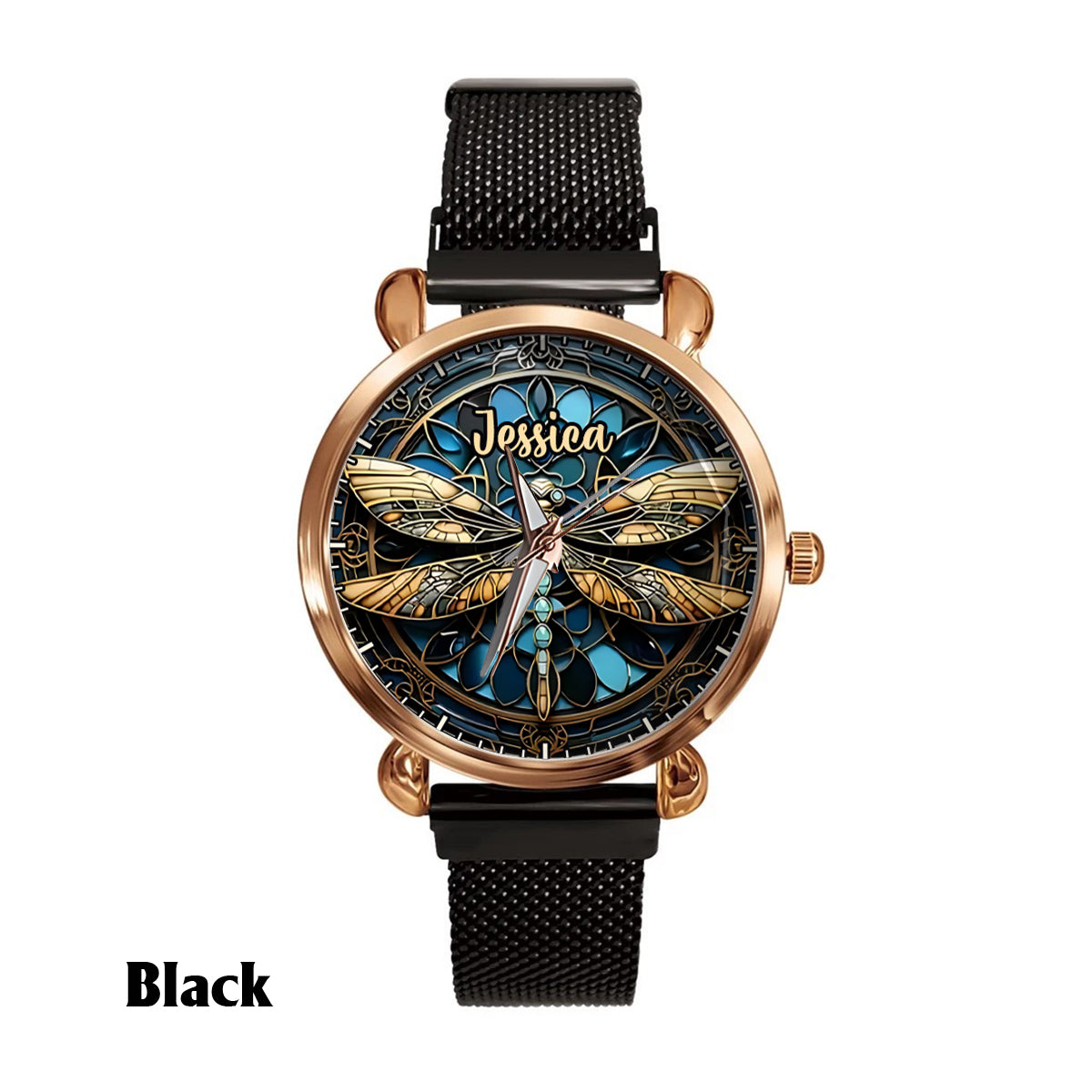 Beautiful Dragonfly - Personalized Dragonfly Women Hand Watch
