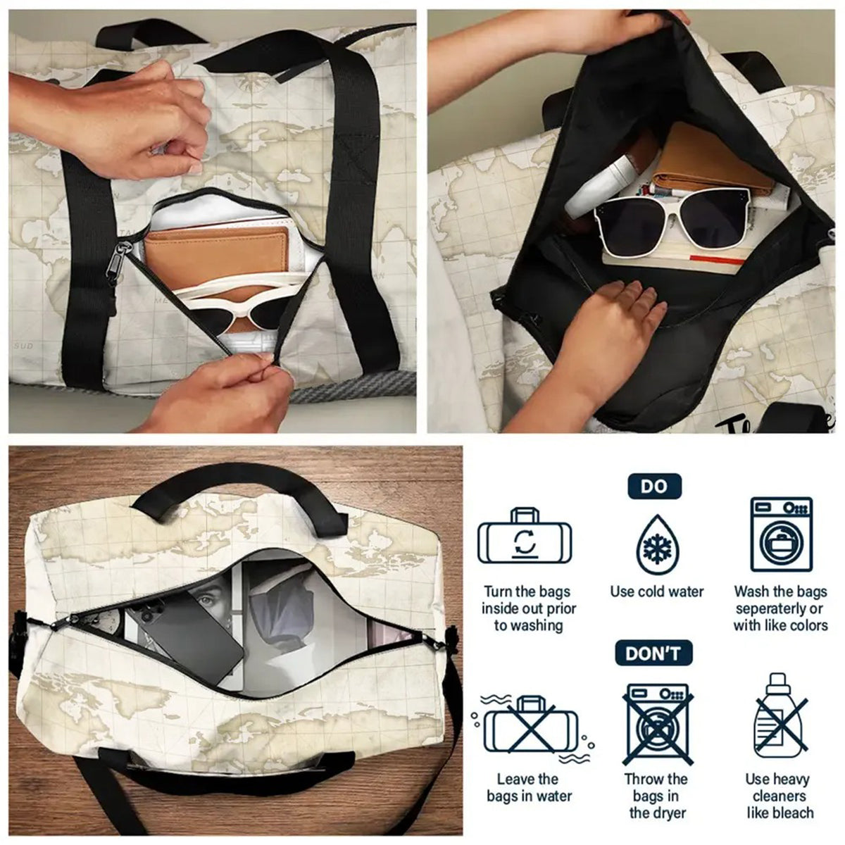 Sac de voyage personnalisé pour chauffeur routier