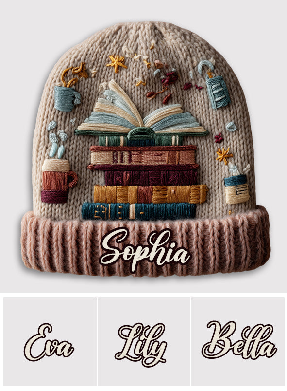 Reading Is My Love - Personalized Book Beanie Hat