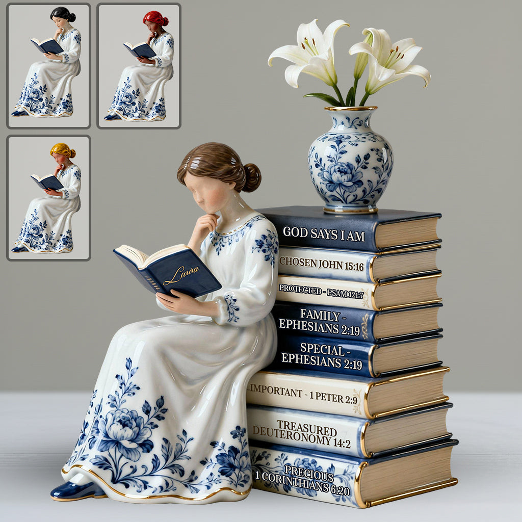 Dieu dit « Je suis » - Plaque acrylique personnalisée chrétienne en forme de pièce