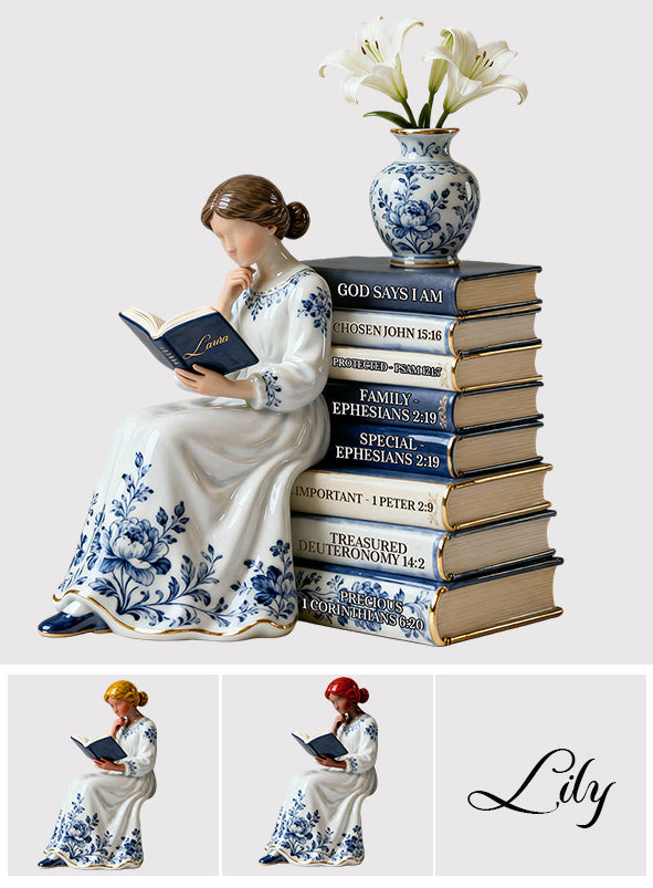 Dieu dit « Je suis » - Plaque acrylique personnalisée chrétienne en forme de pièce