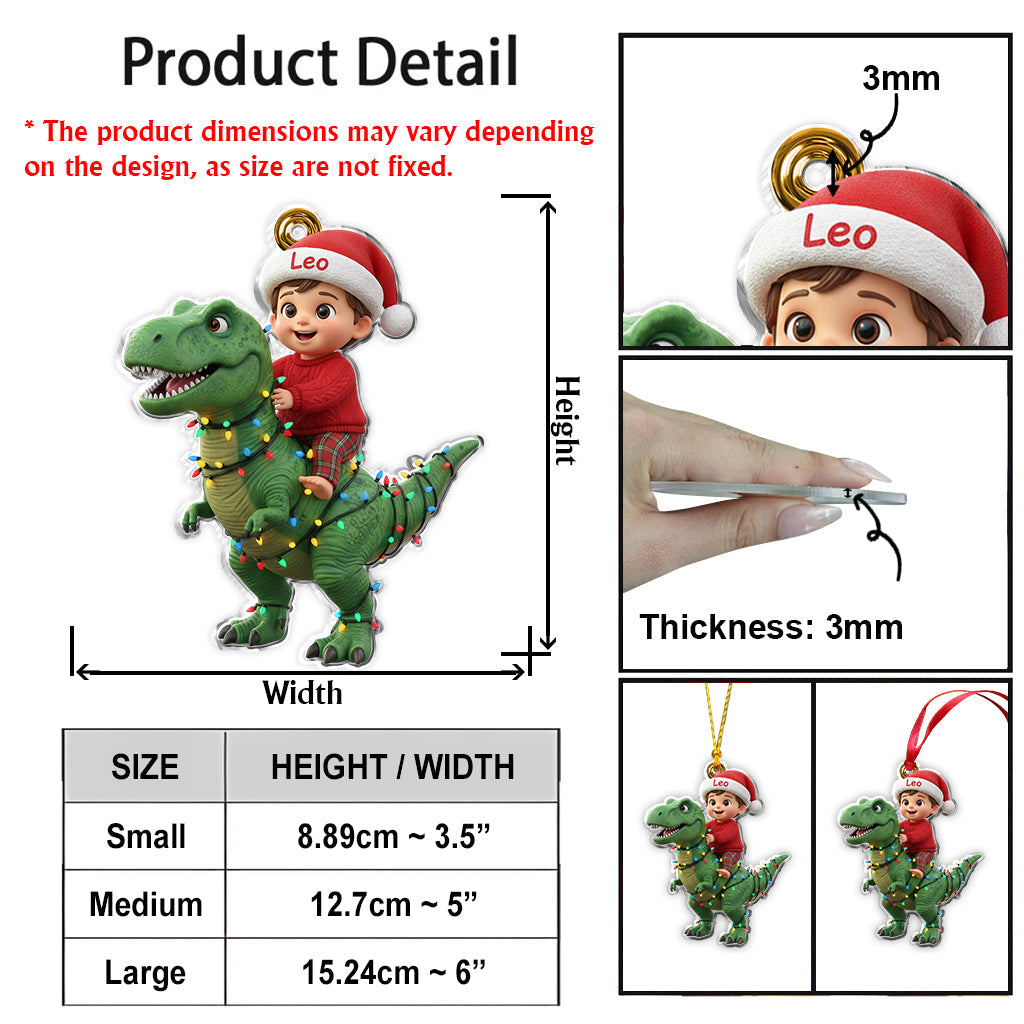 Cadeau de Noël pour enfants - Ornement personnalisé pour enfants