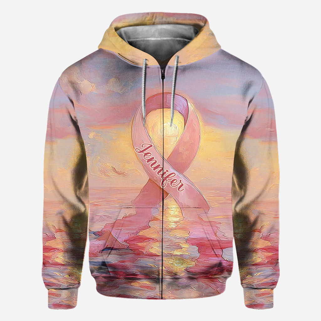 Strong Warriors - Personalized Breast Cancer Awareness All Over Shirt