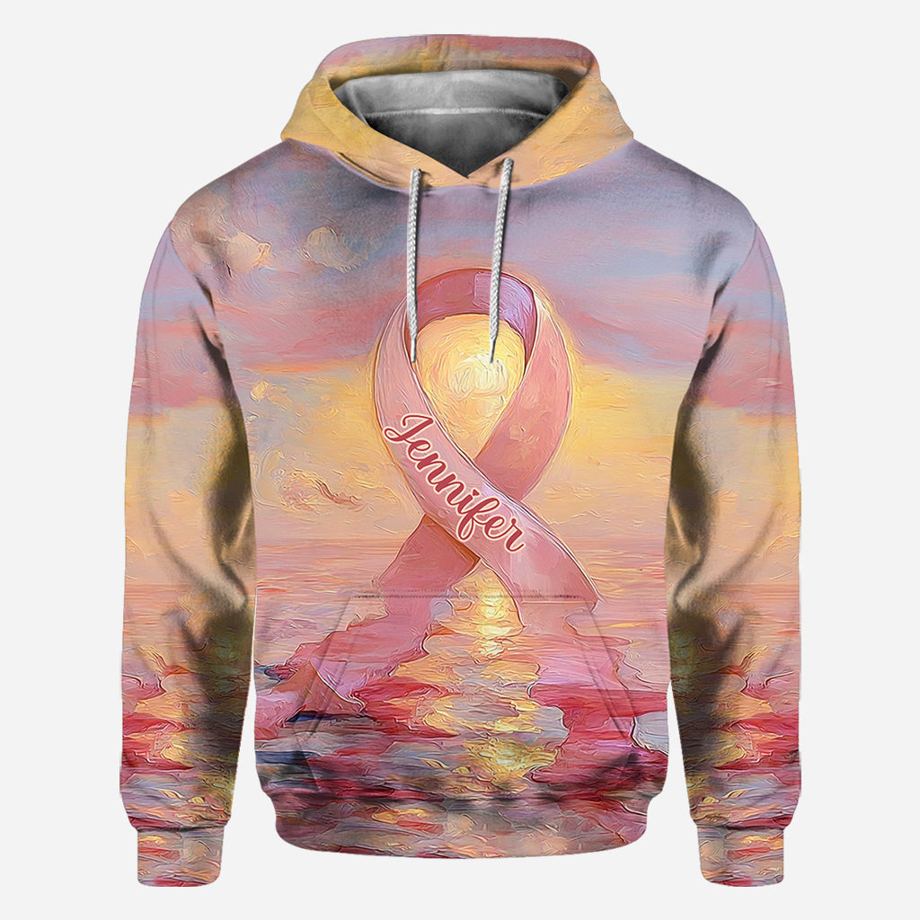 Strong Warriors - Personalized Breast Cancer Awareness All Over Shirt