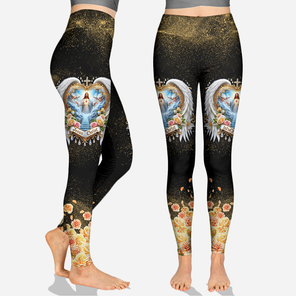 Je crois en Dieu et au pouvoir de la prière - Sweat à capuche et legging chrétiens personnalisés