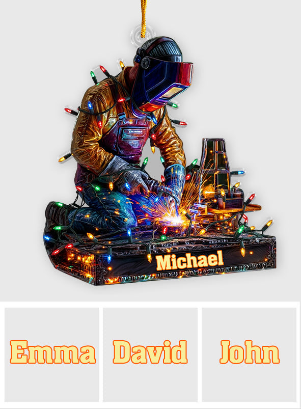 Soudeur fier - Ornement de soudeur personnalisé