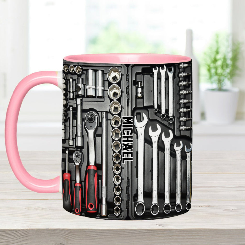 Tool Box - Personalized Father Accent Mug