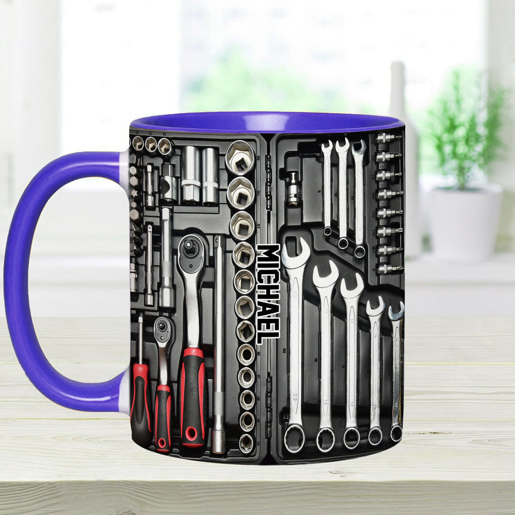 Tool Box - Personalized Father Accent Mug