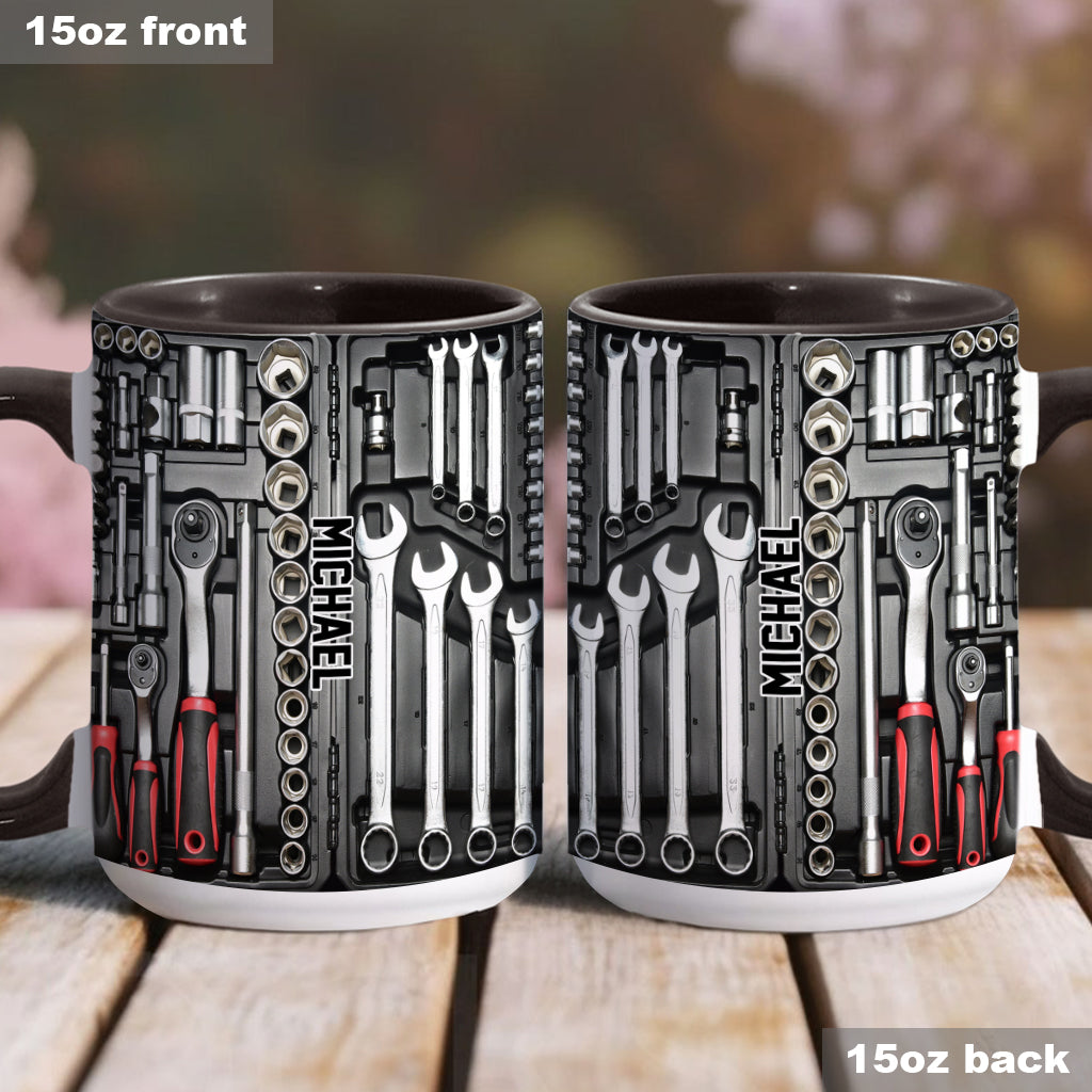Tool Box - Personalized Father Accent Mug