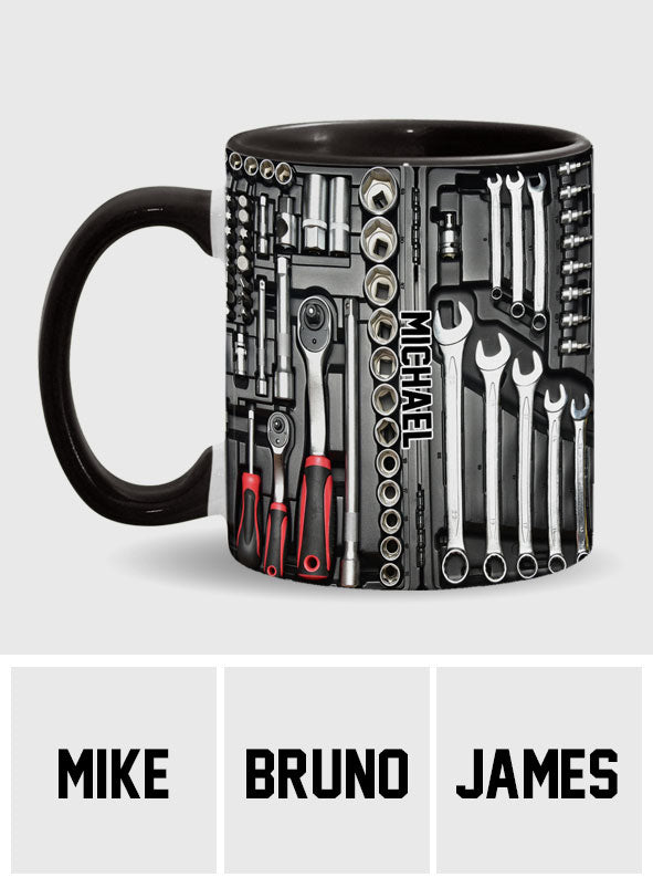 Tool Box - Personalized Father Accent Mug