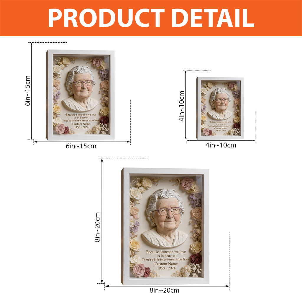 Custom From Any Photo - Memorial Flower Box - Personalized Memorial Custom Shaped Acrylic Plaque