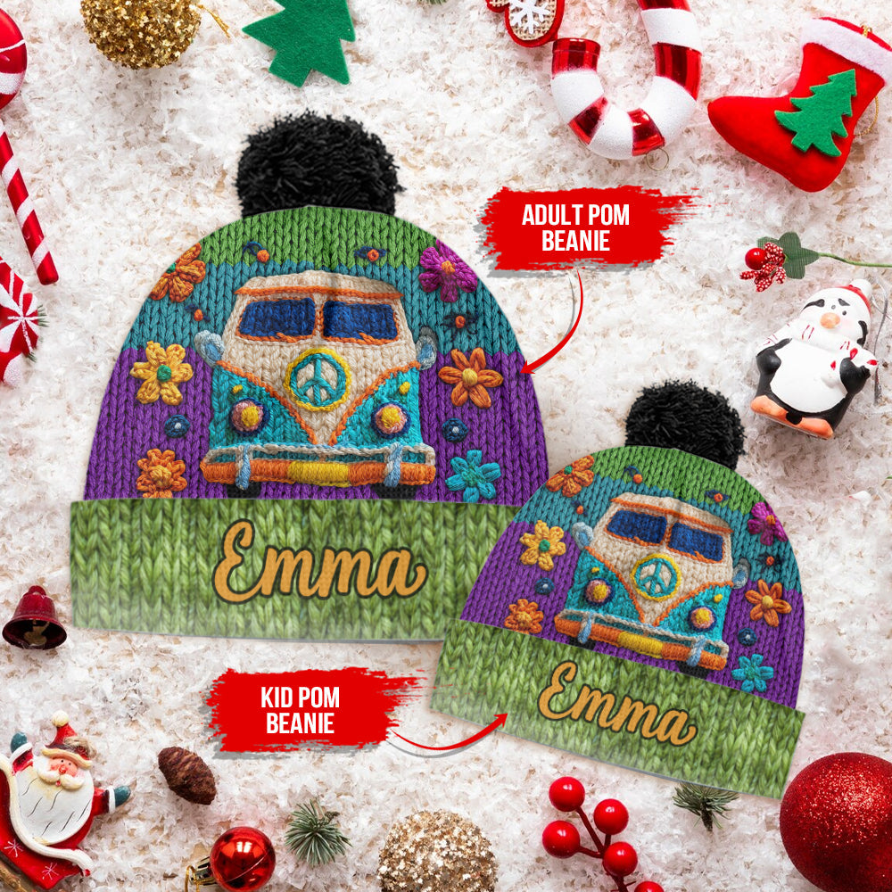 Âmes Hippies - Bonnet Hippie Personnalisé