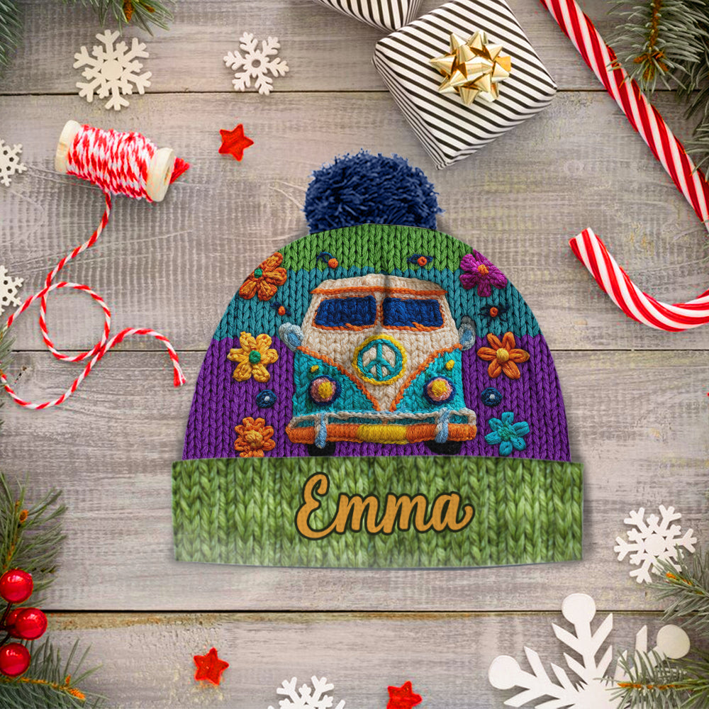 Âmes Hippies - Bonnet Hippie Personnalisé