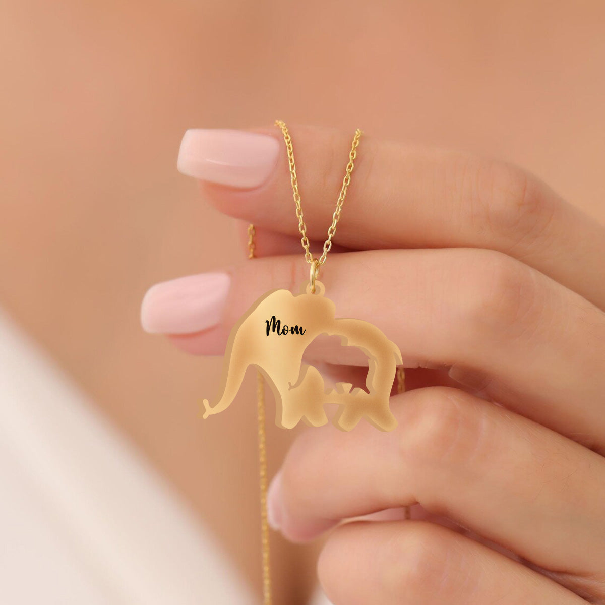 Bonne fête des mères ! Collier pendentif personnalisé assorti pour maman