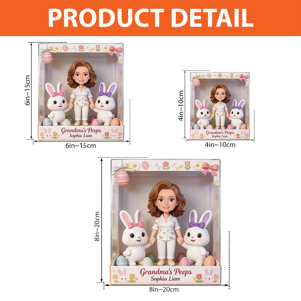 Custom Any Photo Best Easter Gift - Personalized Grandma Custom Shaped Acrylic Plaque