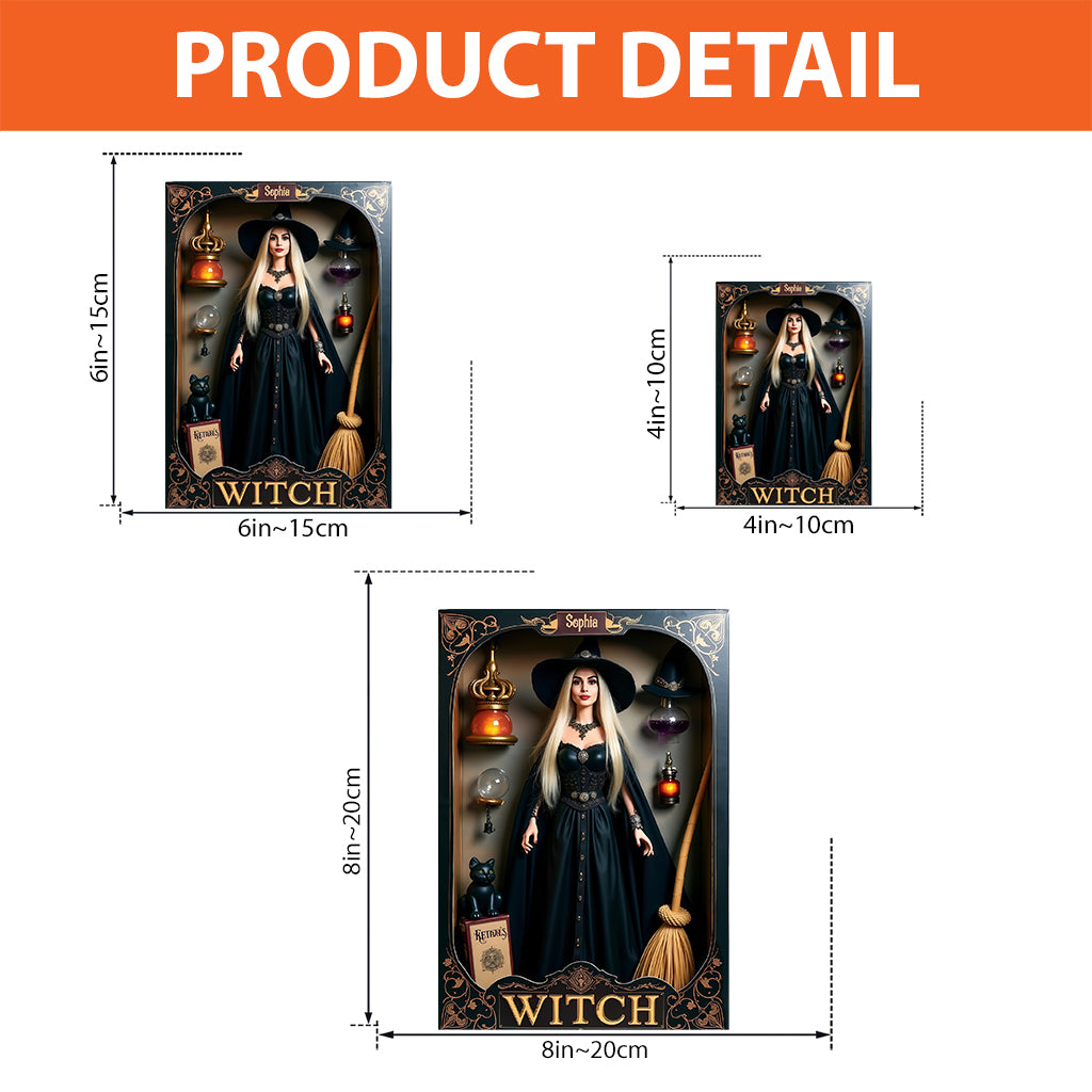 Magical Witch - Personalized Witch Custom Shaped Acrylic Plaque