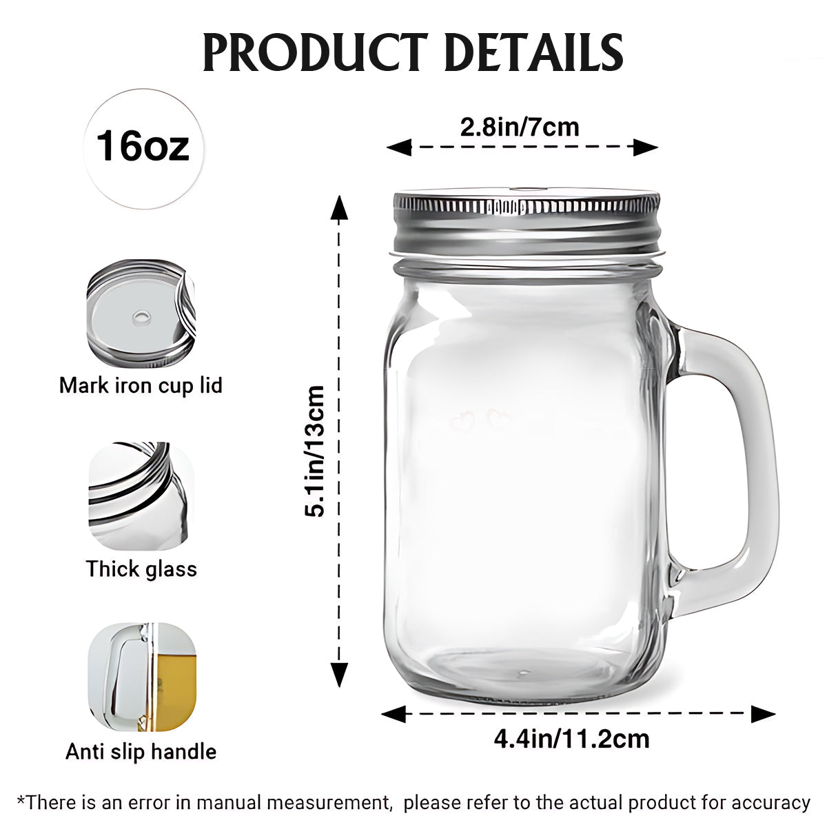 Bee Kind - Personalized Bee Mason Jar Cup