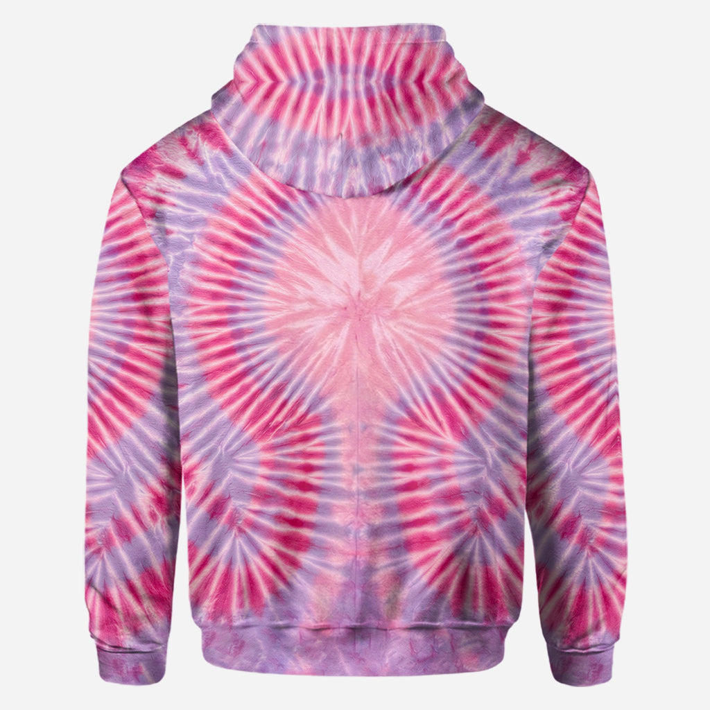 T-shirt Tie-Dye Flamant Chill - T-shirt Flamant Personnalisé