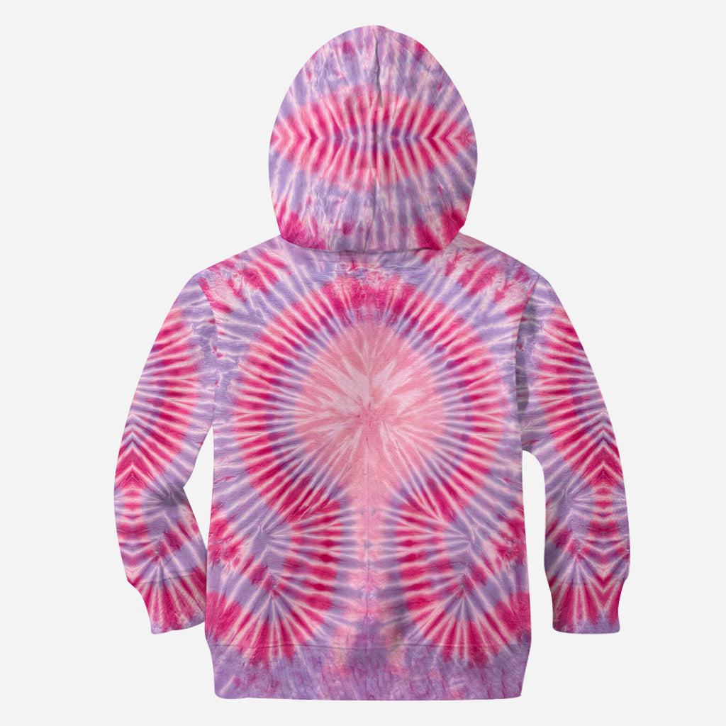 T-shirt Tie-Dye Flamant Chill - T-shirt Flamant Personnalisé