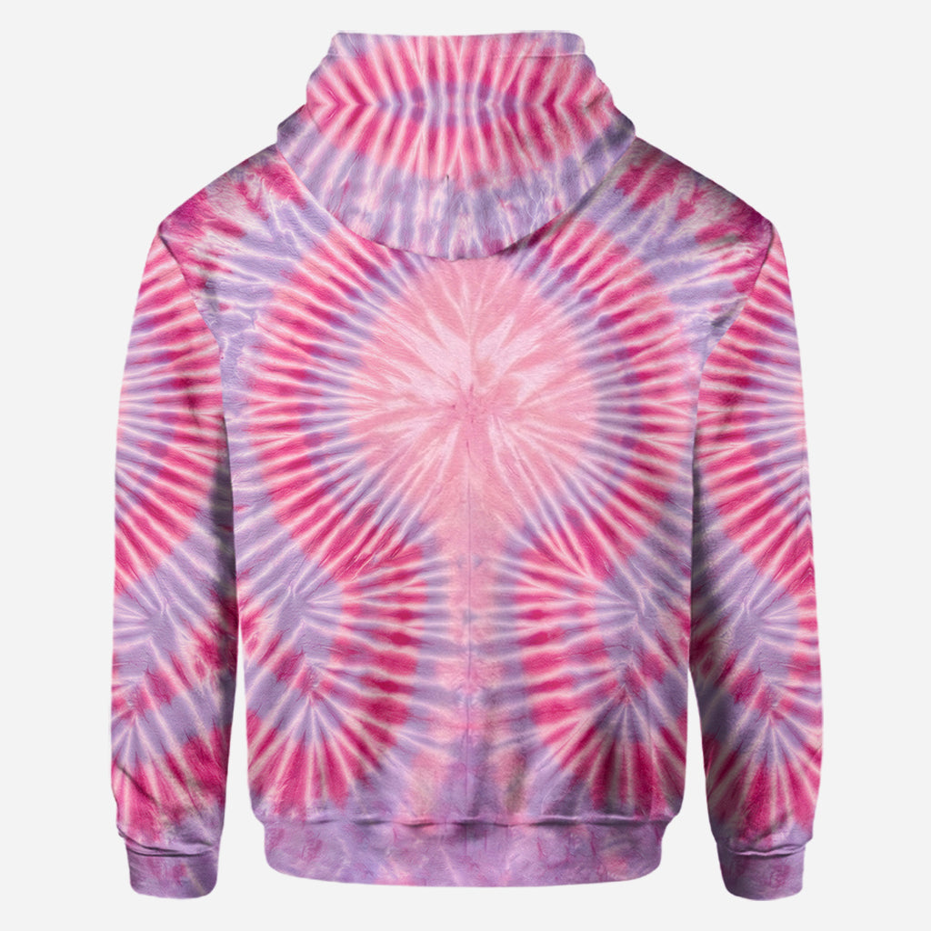 T-shirt Tie-Dye Flamant Chill - T-shirt Flamant Personnalisé