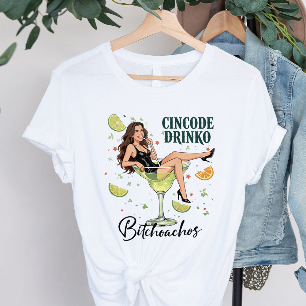 Cincode Drinko Bitchoachos - T-shirt et Sweat à Capuche Personnalisés pour Cinco de Mayo