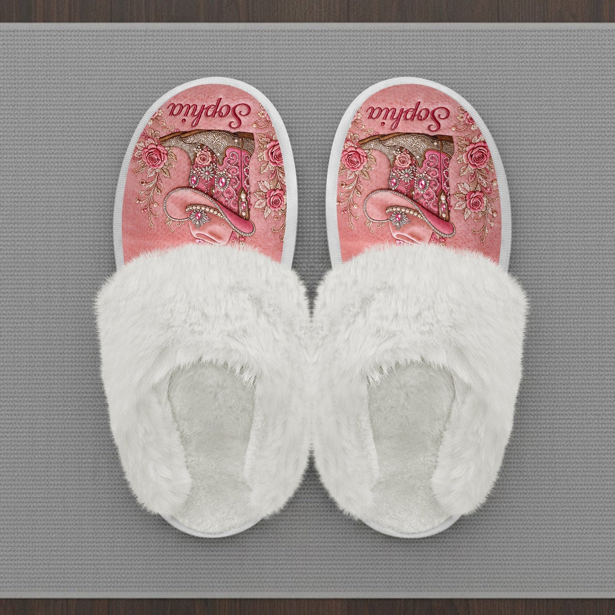 Bottes Cowgirl - Chaussons Cowgirl Personnalisés