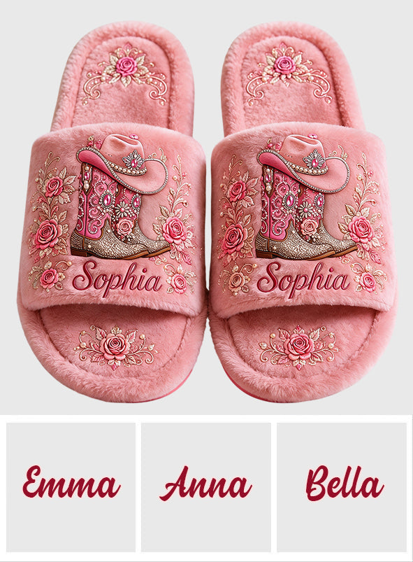 Bottes Cowgirl - Chaussons Cowgirl Personnalisés