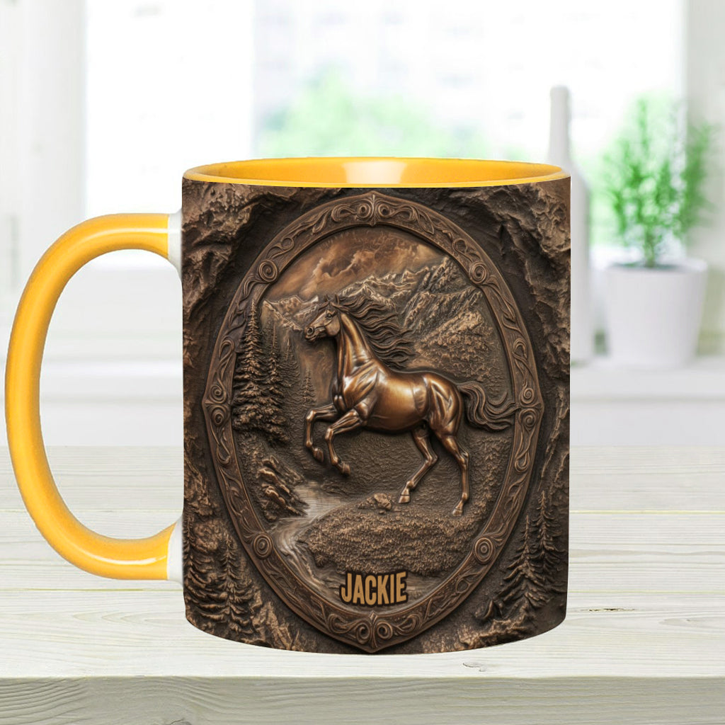 Mug personnalisé Wild Spirit - Motif cheval
