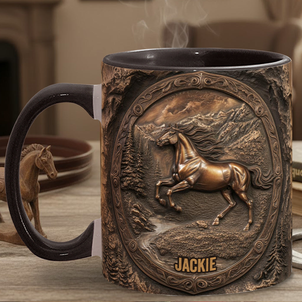 Mug personnalisé Wild Spirit - Motif cheval
