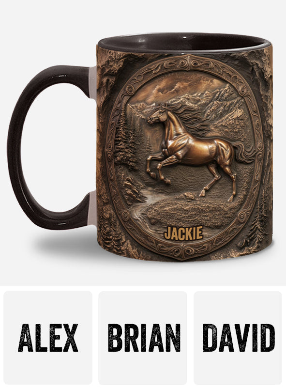 Mug personnalisé Wild Spirit - Motif cheval