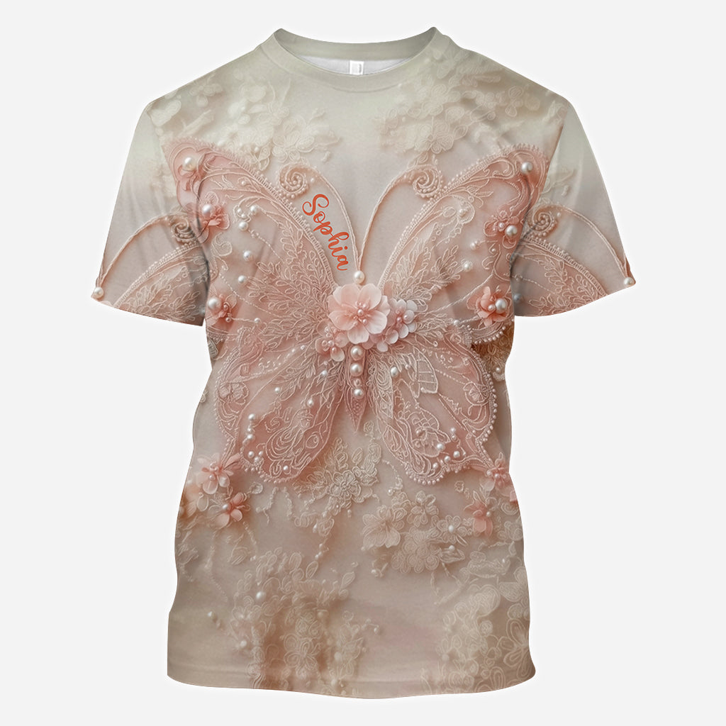 Beautiful Butterfly - Personalized Butterfly All Over Shirt