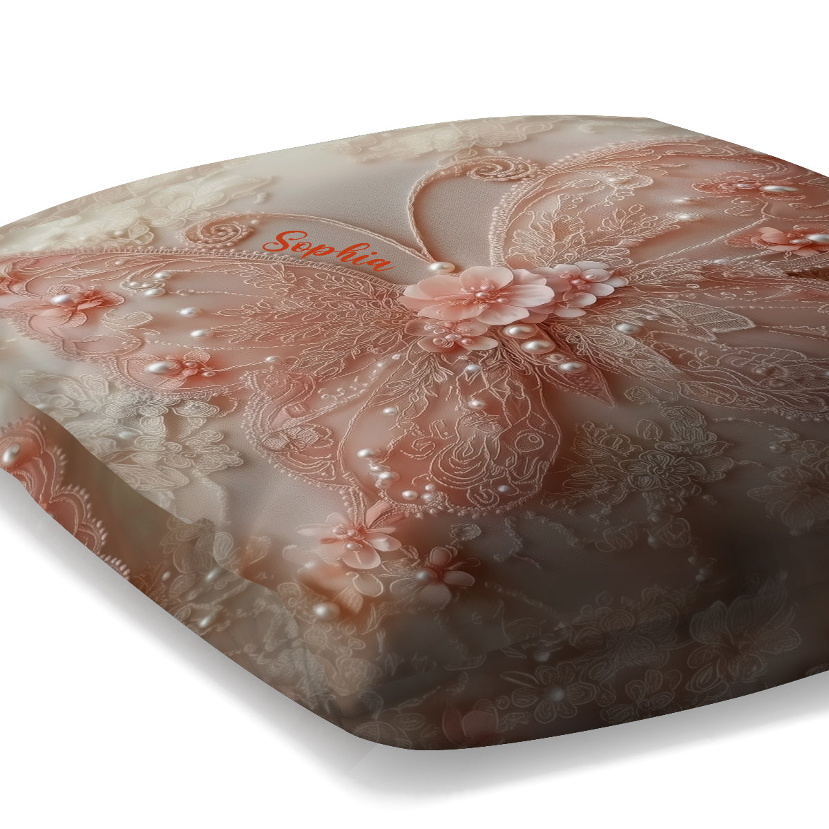 Love Butterfly - Personalized Butterfly Throw Pillow