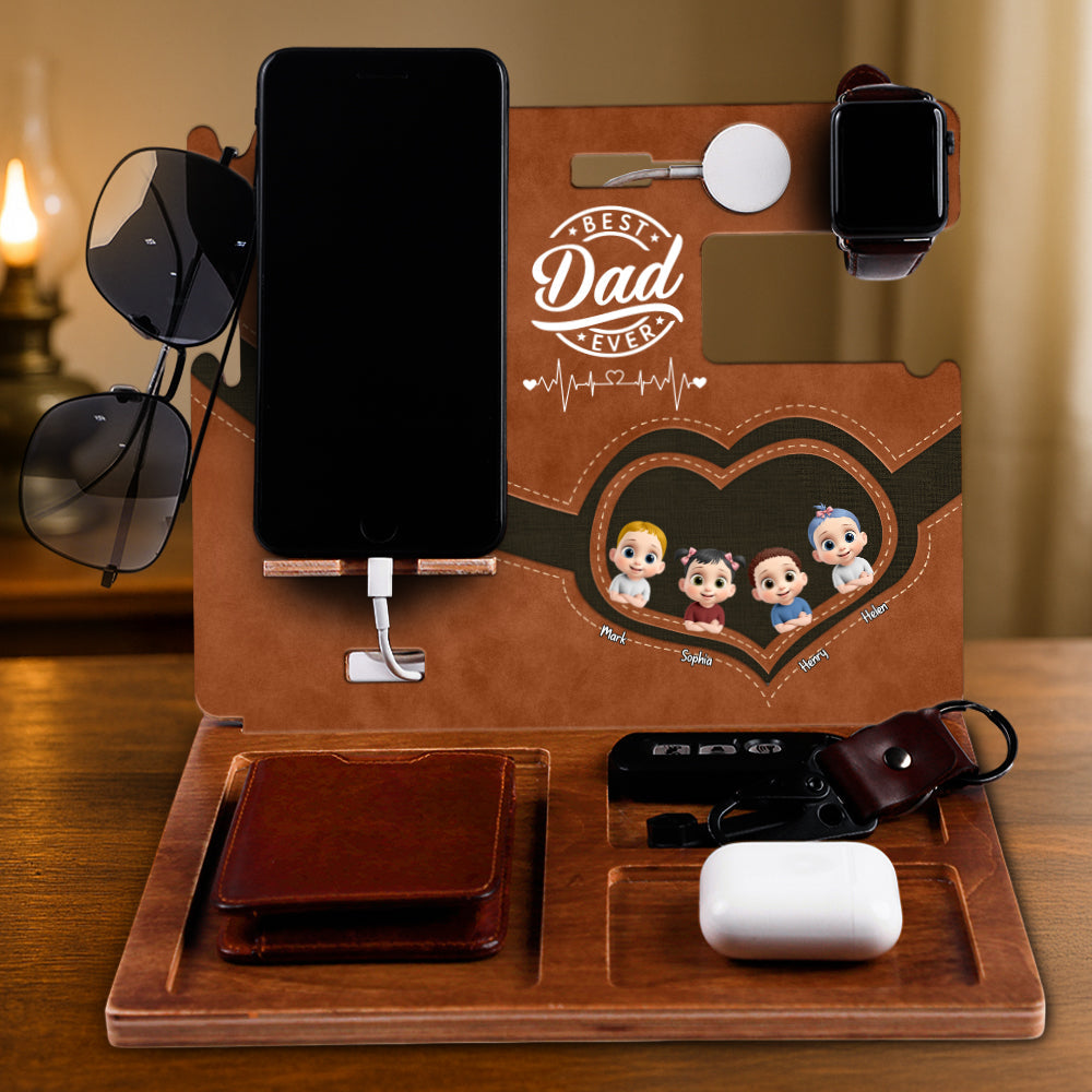 Best Dad Ever - Personalized Father Docking Station