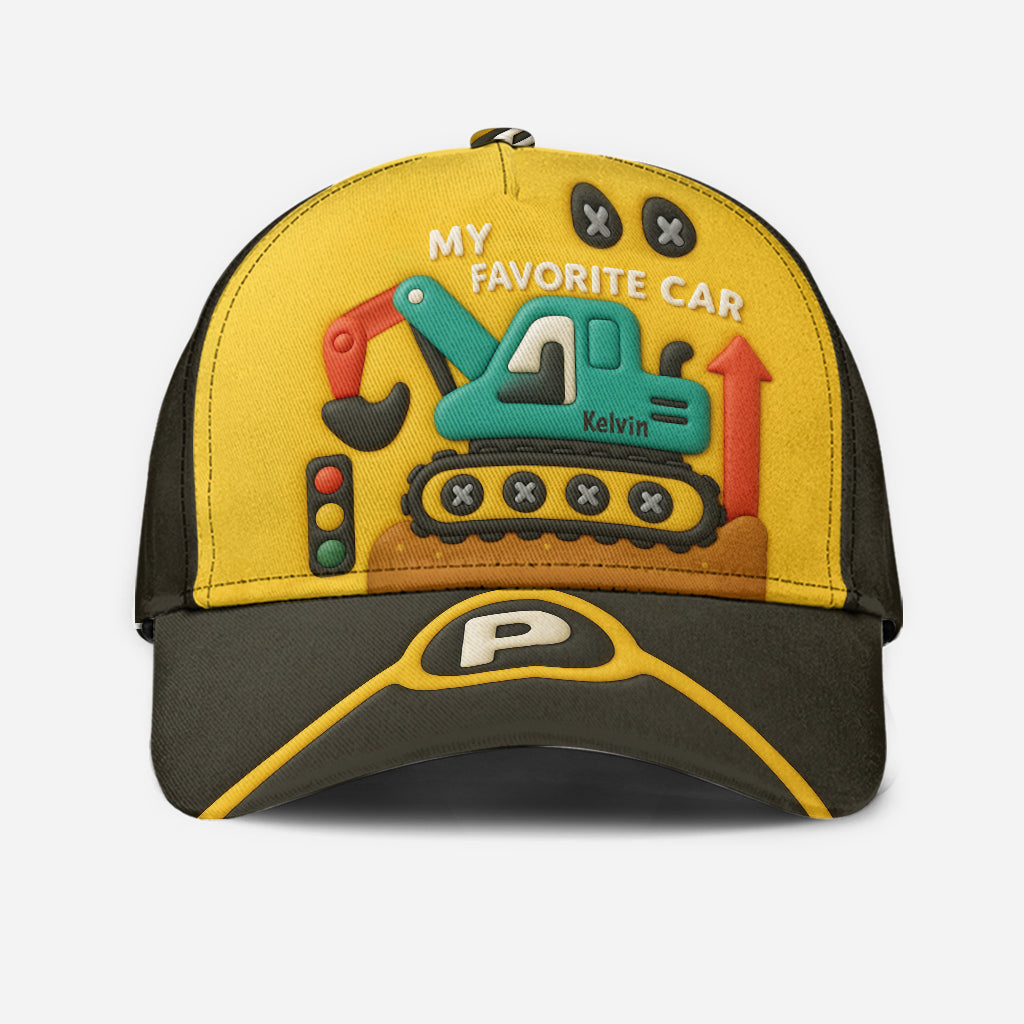 Excavator Cute Children's Gift - Personalized Kid Classic Cap