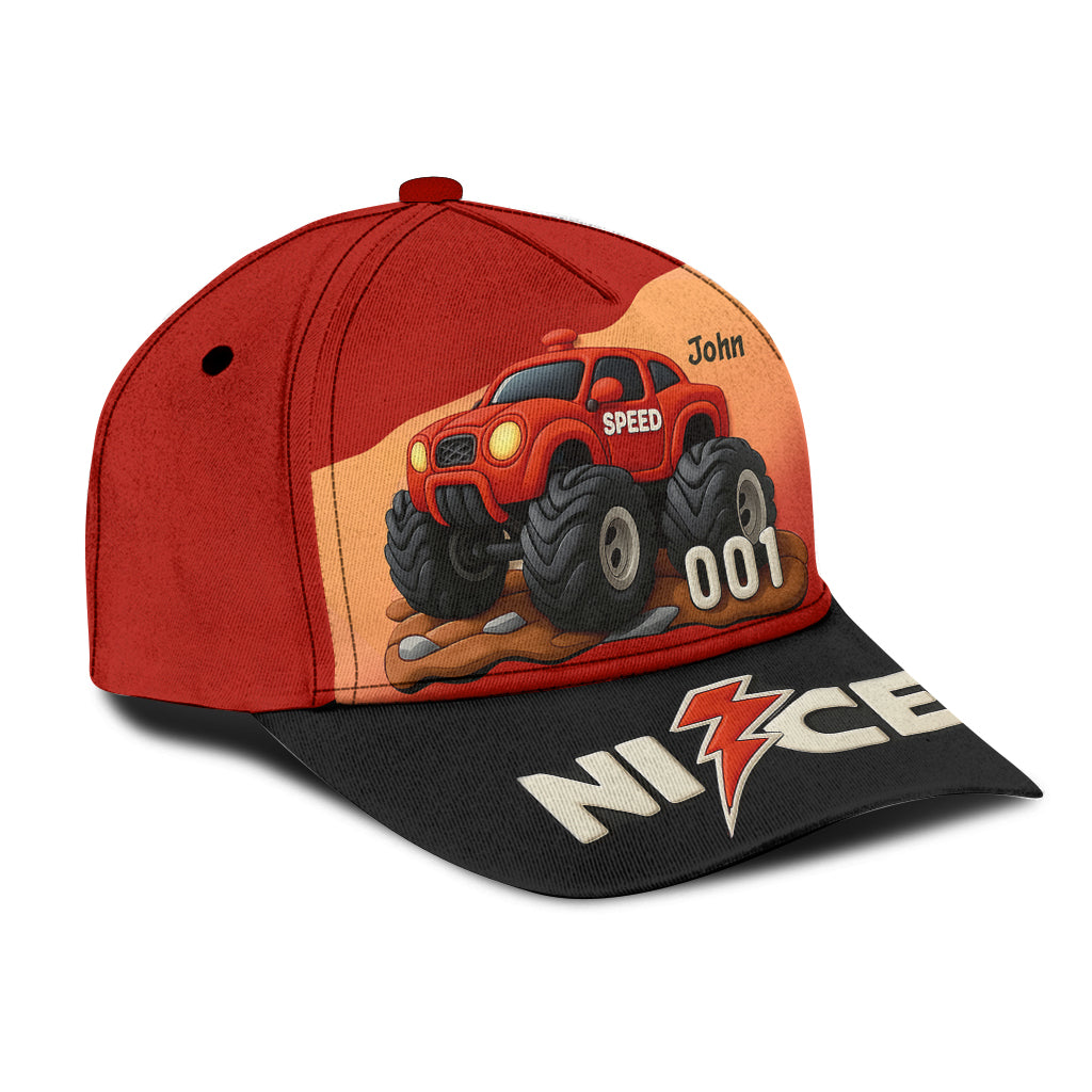 Monster Truck Cute Children's Gift - Personalized Kid Classic Cap