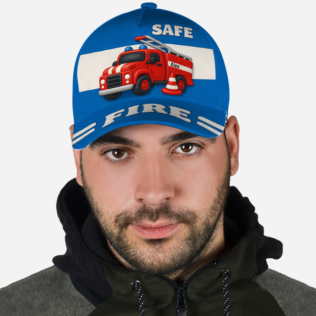 Camion de pompiers - Cadeau enfant mignon - Casquette classique personnalisée pour enfant