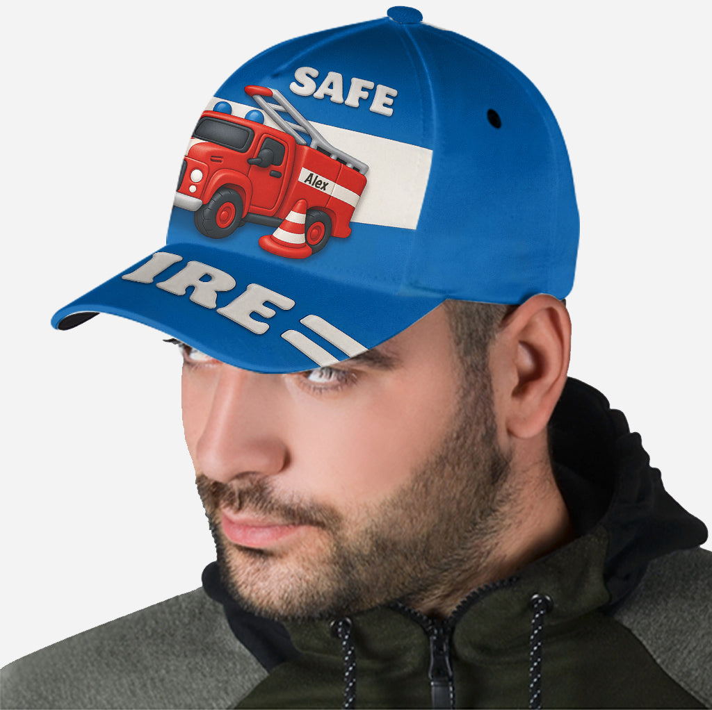 Camion de pompiers - Cadeau enfant mignon - Casquette classique personnalisée pour enfant