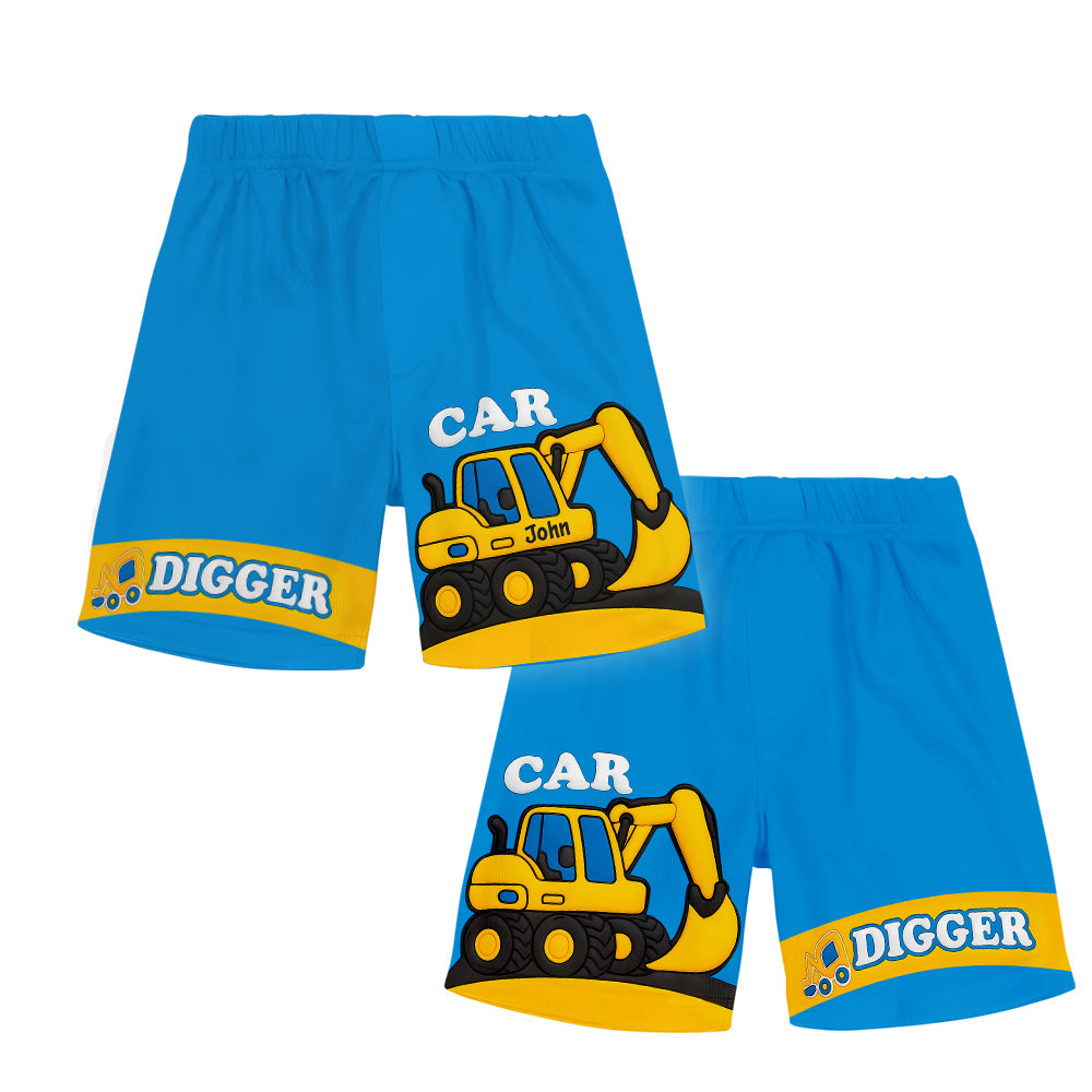 Excavator Cute Children's Gift Kid Kid T-shirt & Shorts