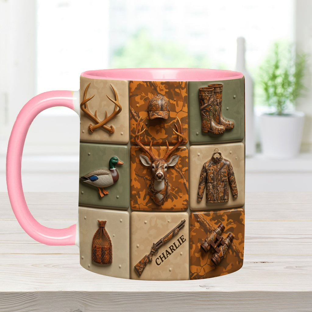 Love Hunting - Personalized Hunting Accent Mug