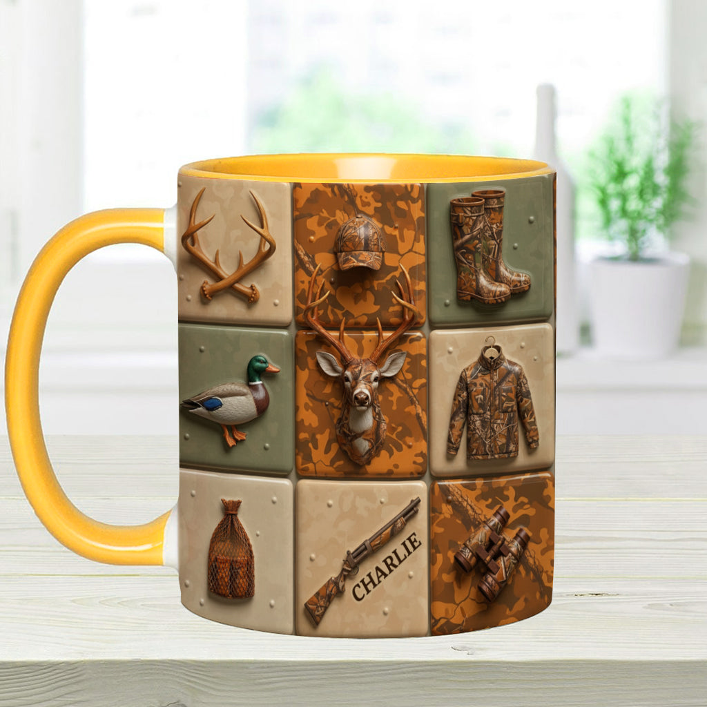 Love Hunting - Personalized Hunting Accent Mug