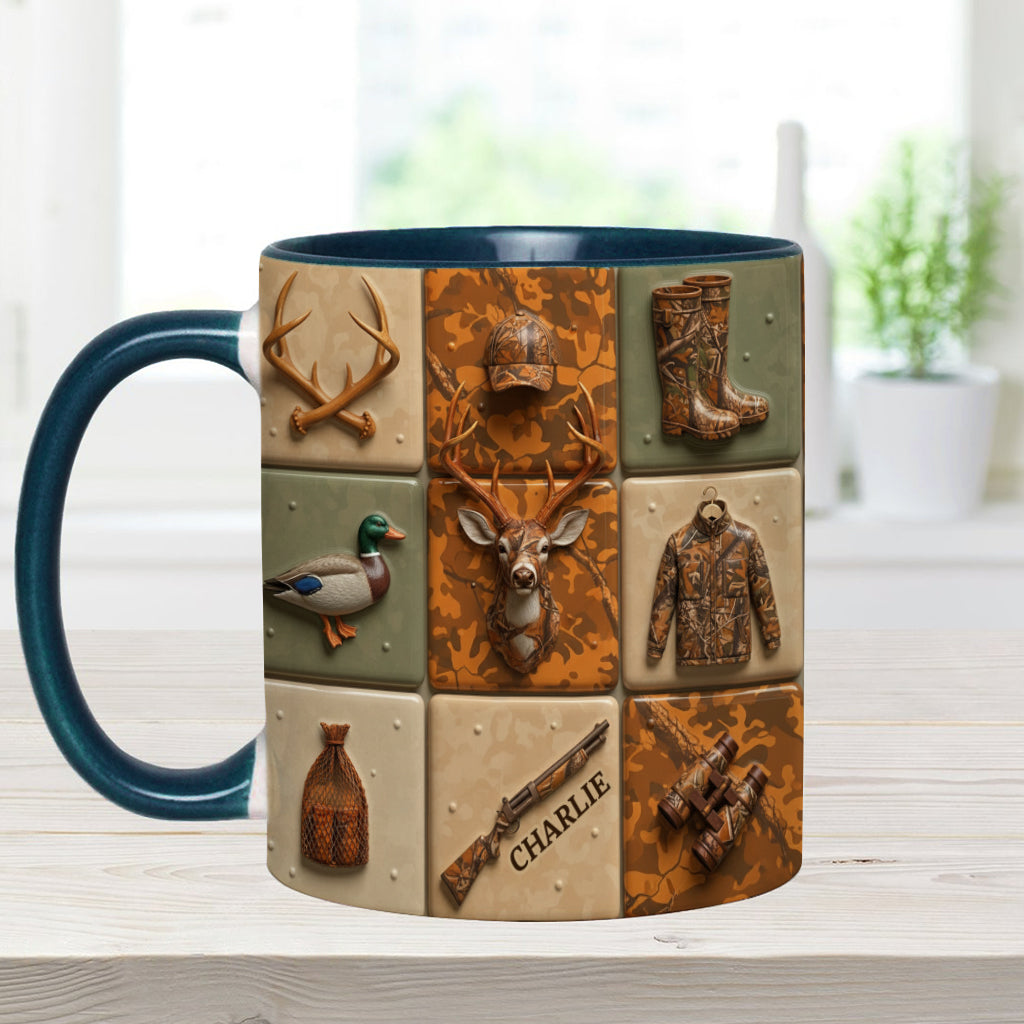 Love Hunting - Personalized Hunting Accent Mug