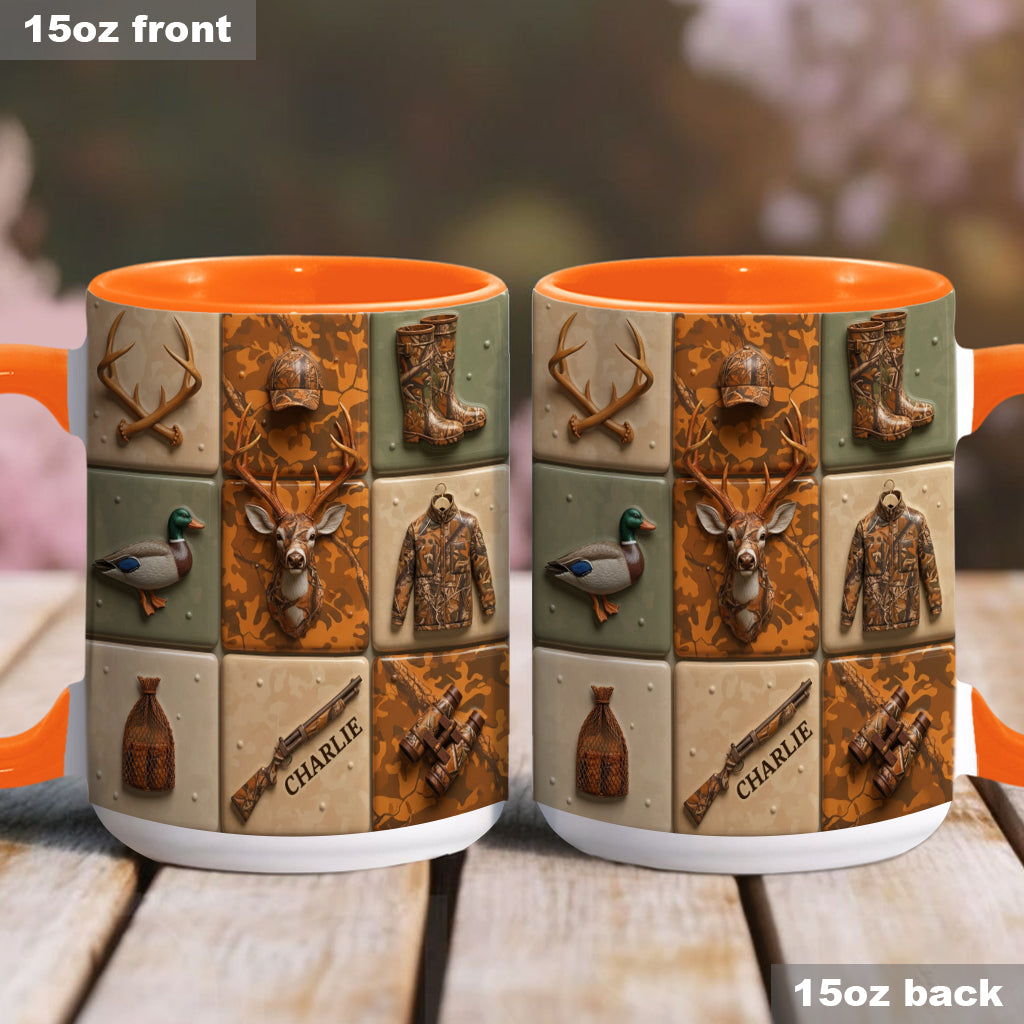 Love Hunting - Personalized Hunting Accent Mug