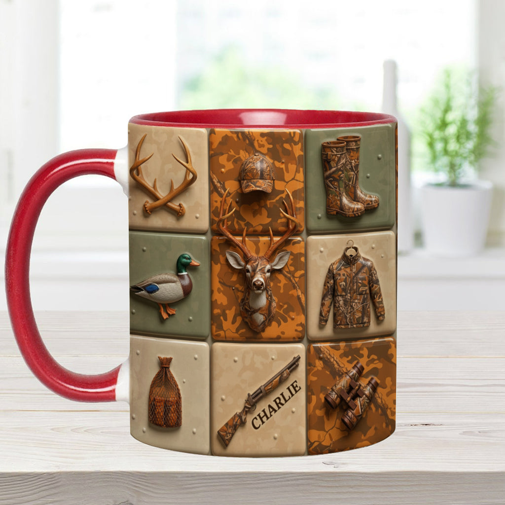 Love Hunting - Personalized Hunting Accent Mug