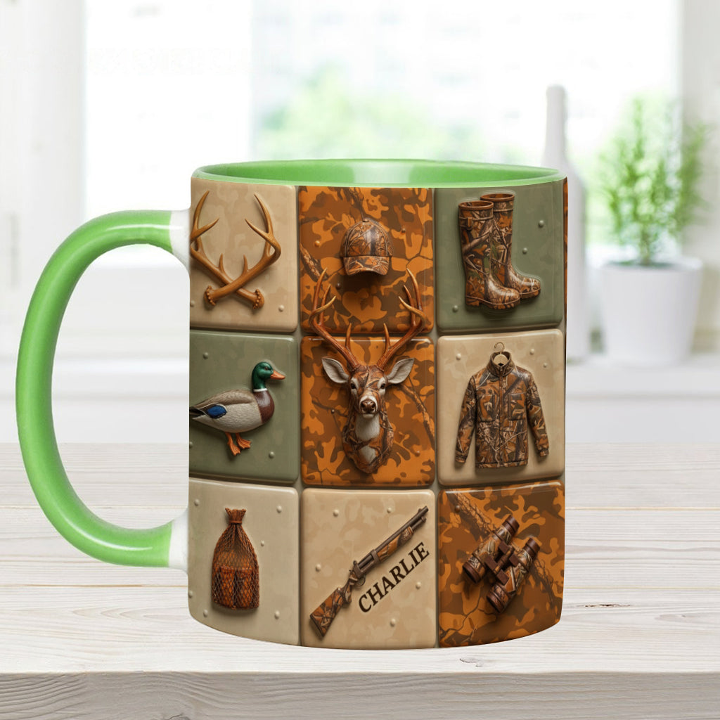 Love Hunting - Personalized Hunting Accent Mug