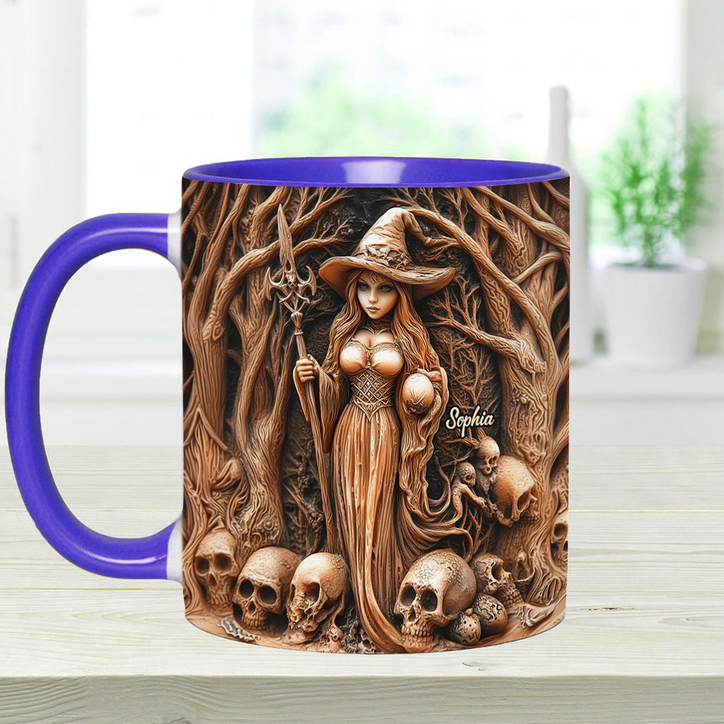Beautiful Witch - Personalized Witch Accent Mug