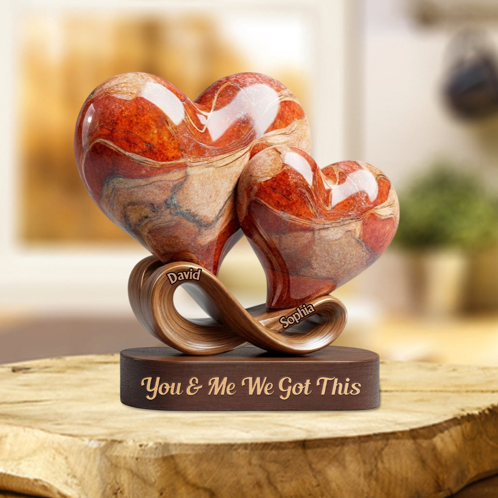 Tu seras toujours mon/ma « pour toujours » - Plaque acrylique personnalisée pour couple.