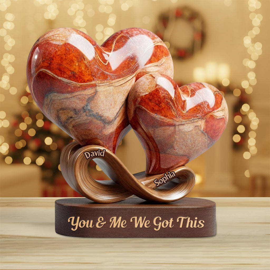 Tu seras toujours mon/ma « pour toujours » - Plaque acrylique personnalisée pour couple.