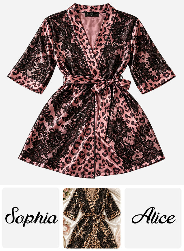 Beauté Sauvage - Robe en Satin Personnalisée pour l'Amour de Soi