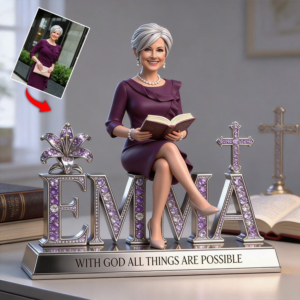 Custom Any Photo Believe - Personalized Christian Custom Shaped Acrylic Plaque